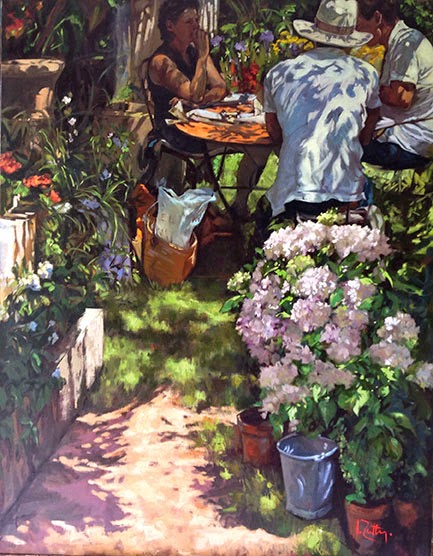  » dans le jardin… »